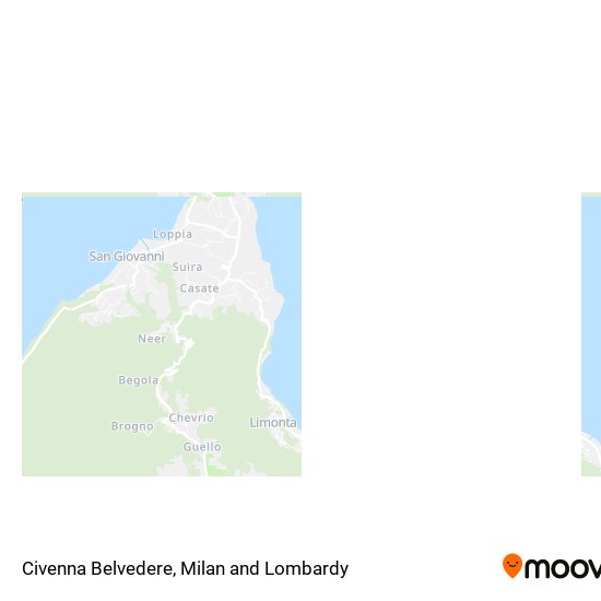 Civenna Belvedere map