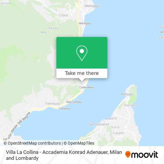 Villa La Collina - Accademia Konrad Adenauer map