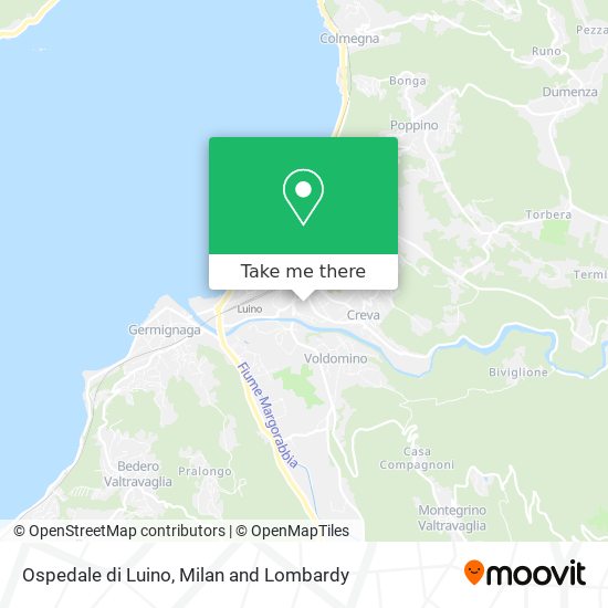 Ospedale di Luino map