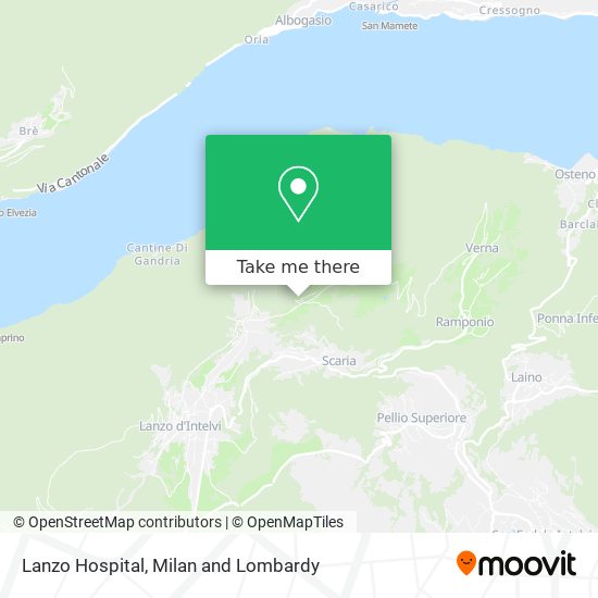 Lanzo Hospital map