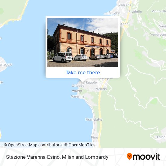 Stazione Varenna-Esino map