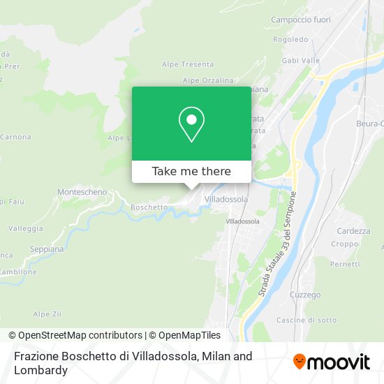 Frazione Boschetto di Villadossola map