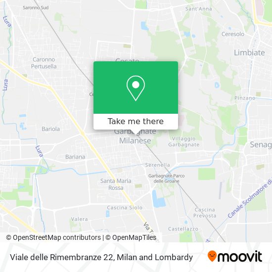 Viale delle Rimembranze 22 map