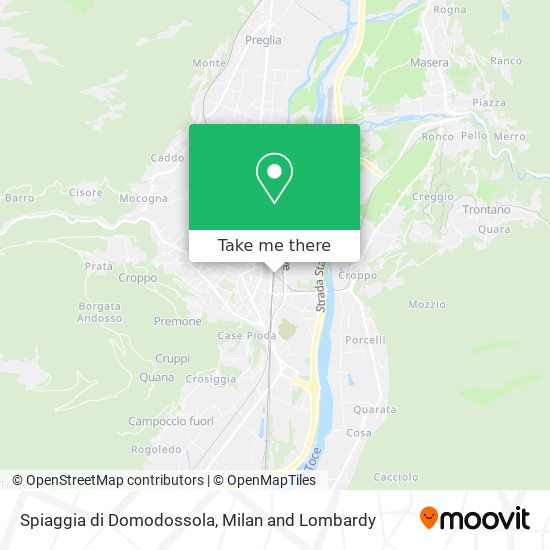 Spiaggia di Domodossola map