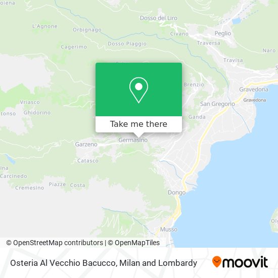 Osteria Al Vecchio Bacucco map