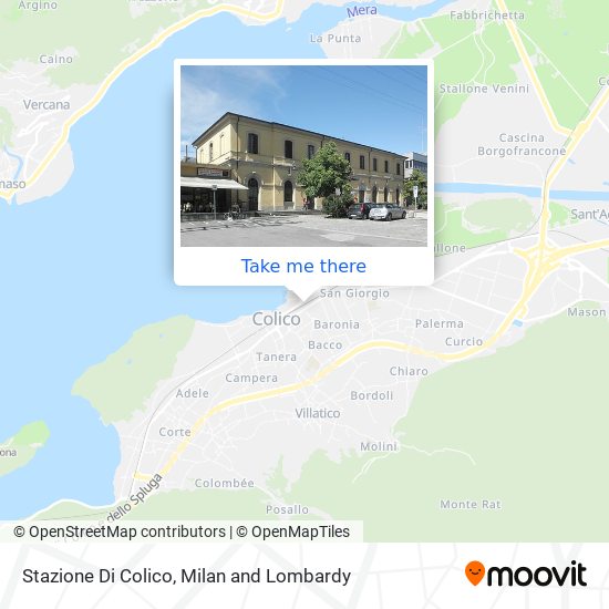 Stazione Di Colico map