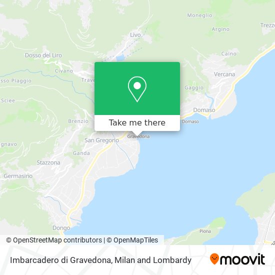 Imbarcadero di Gravedona map