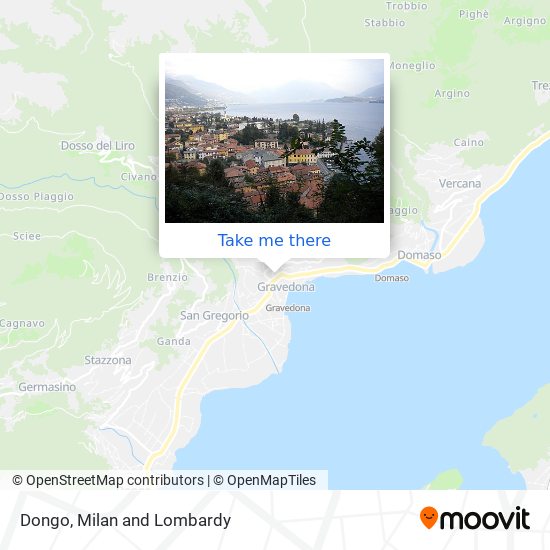 Dongo map