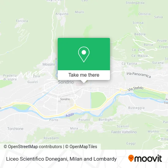 Liceo Scientifico Donegani map