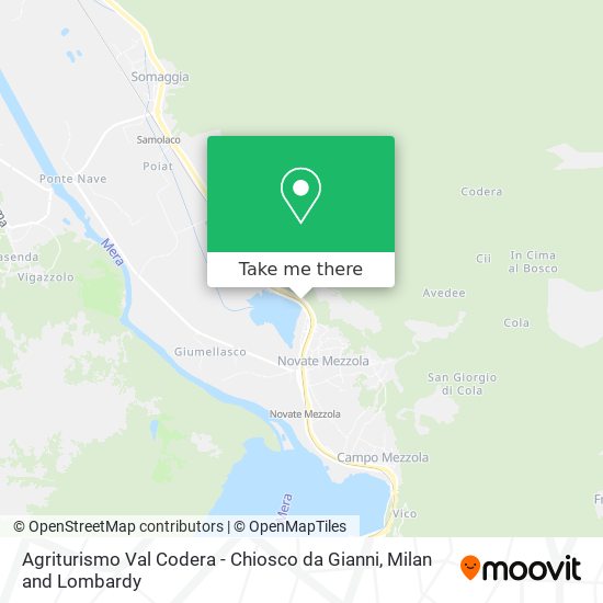 Agriturismo Val Codera - Chiosco da Gianni map