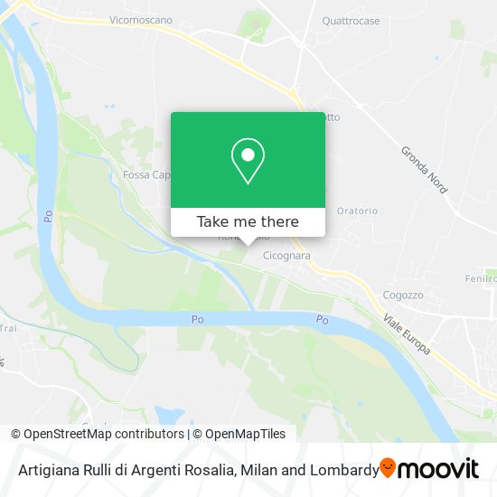 Artigiana Rulli di Argenti Rosalia map
