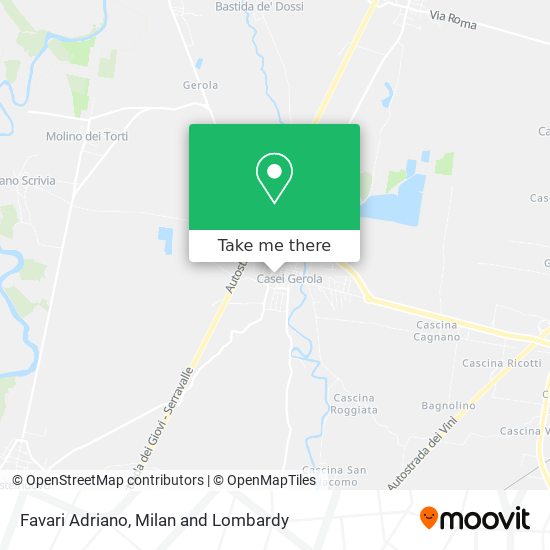 Favari Adriano map