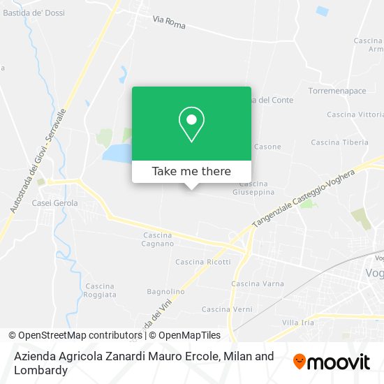 Azienda Agricola Zanardi Mauro Ercole map