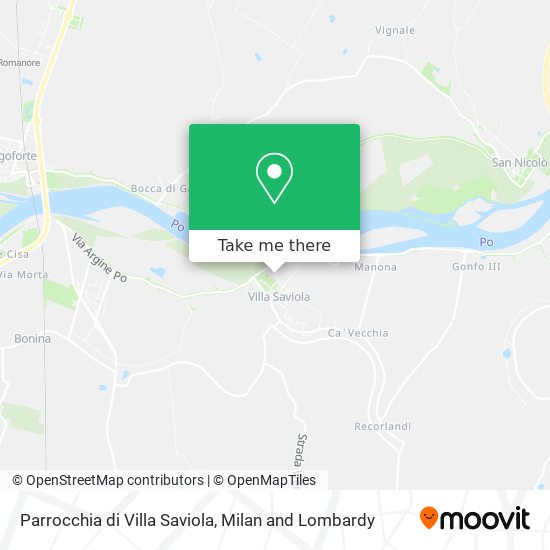 Parrocchia di Villa Saviola map