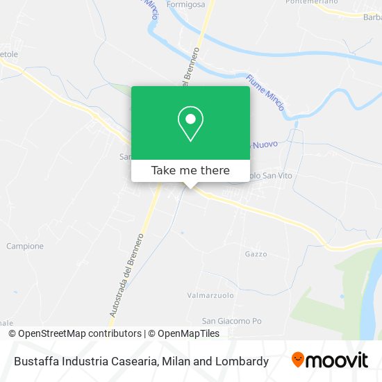 Bustaffa Industria Casearia map