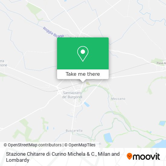 Stazione Chitarre di Curino Michela & C. map
