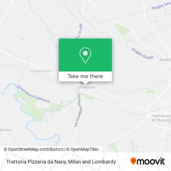 Trattoria Pizzeria da Nany map