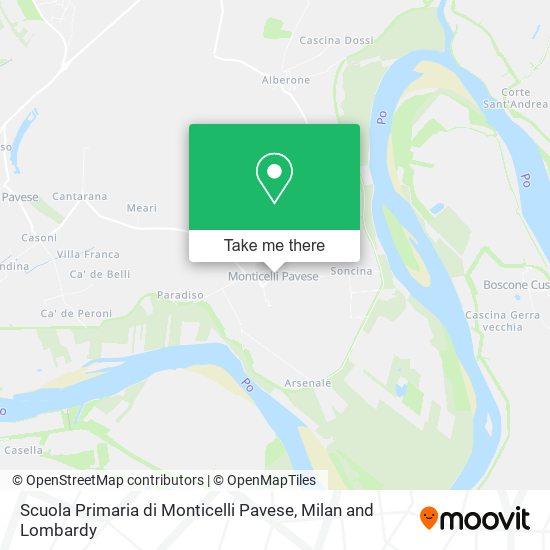 Scuola Primaria di Monticelli Pavese map