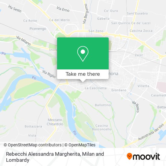 Rebecchi Alessandra Margherita map