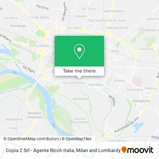Copia 2 Srl - Agente Ricoh Italia map