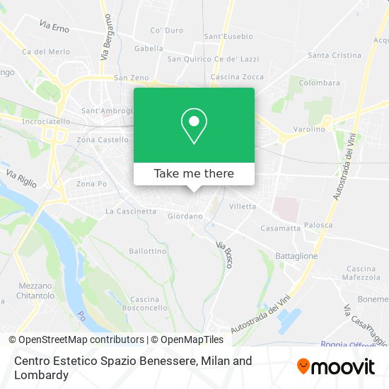 Centro Estetico Spazio Benessere map