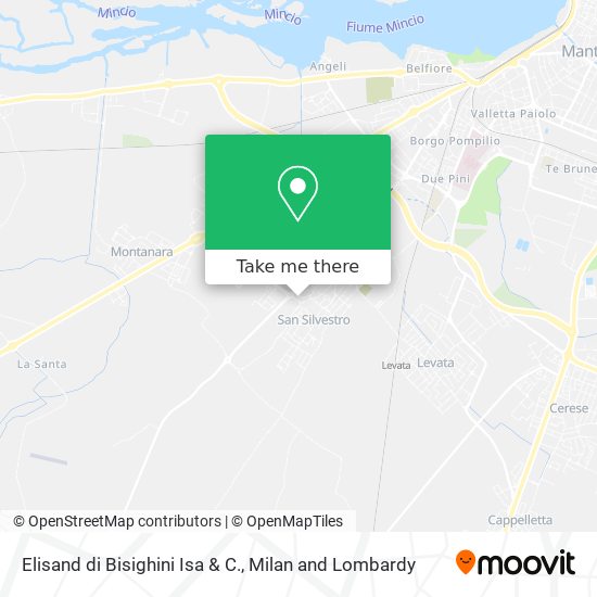 Elisand di Bisighini Isa & C. map