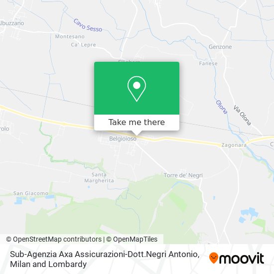 Sub-Agenzia Axa Assicurazioni-Dott.Negri Antonio map