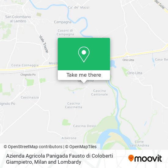 Azienda Agricola Panigada Fausto di Coloberti Giampietro map