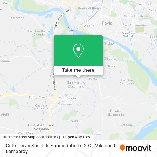 Caffè Pavia Sas di la Spada Roberto & C. map