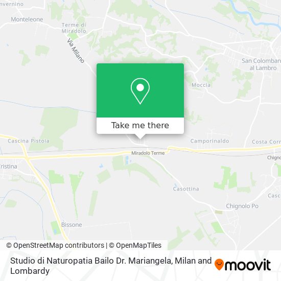 Studio di Naturopatia Bailo Dr. Mariangela map