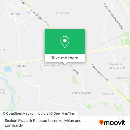 Sicilian Pizza di Paiusco Lorenzo map