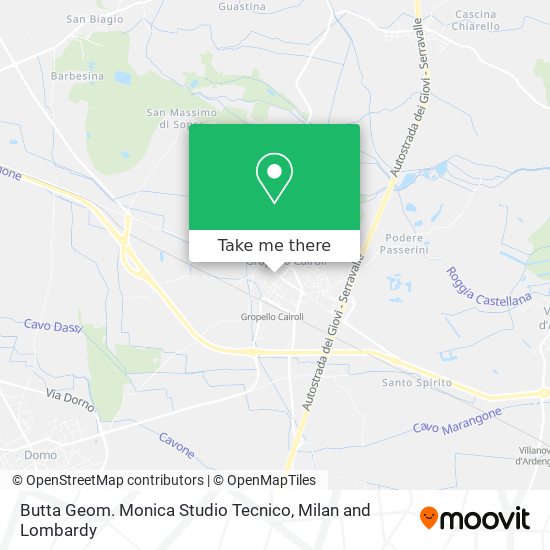Butta Geom. Monica Studio Tecnico map