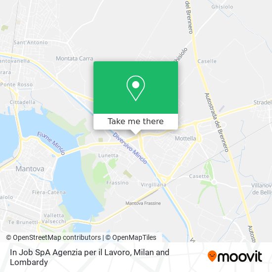 In Job SpA Agenzia per il Lavoro map