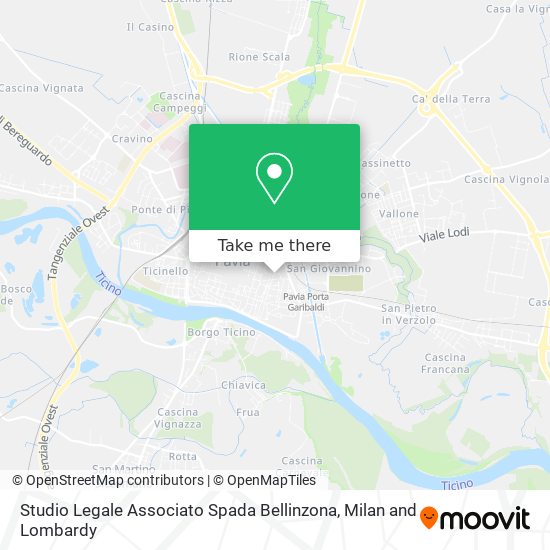 Studio Legale Associato Spada Bellinzona map