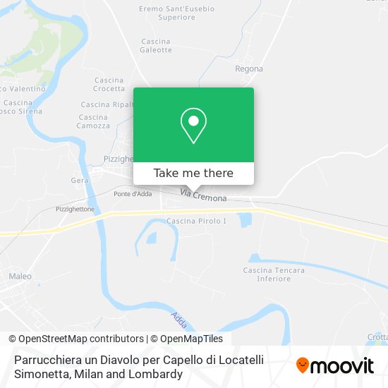 Parrucchiera un Diavolo per Capello di Locatelli Simonetta map