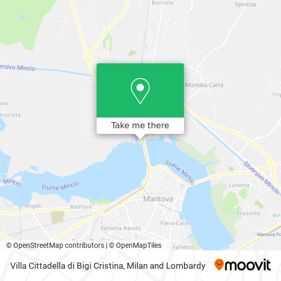 Villa Cittadella di Bigi Cristina map