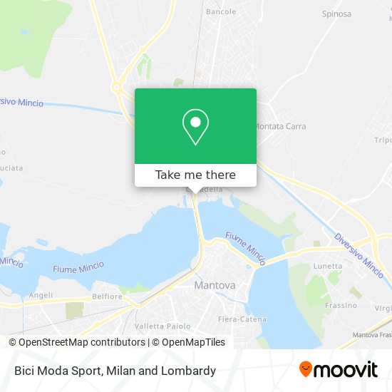 Bici Moda Sport map