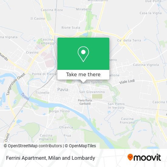 Ferrini Apartment map