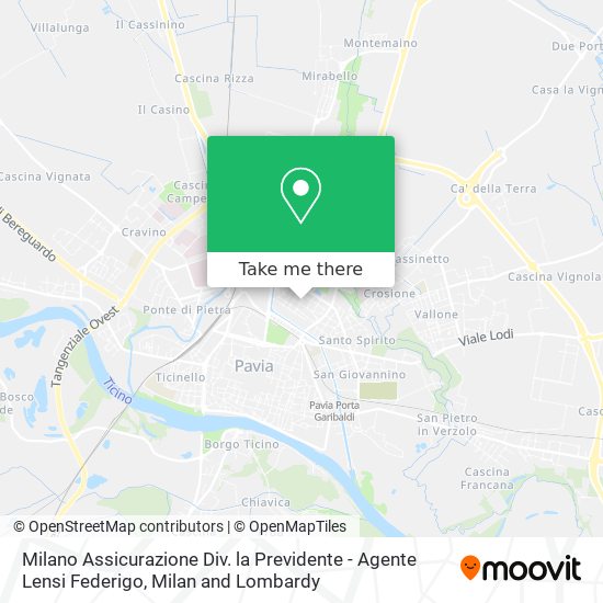 Milano Assicurazione Div. la Previdente - Agente Lensi Federigo map