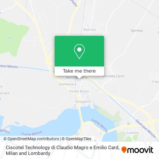 Ciscotel Technology di Claudio Magro e Emilio Card map