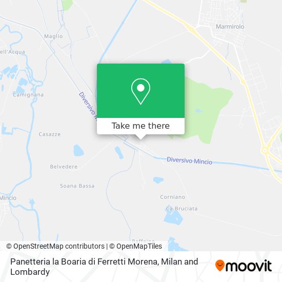 Panetteria la Boaria di Ferretti Morena map