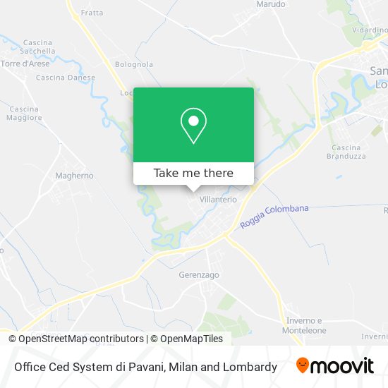 Office Ced System di Pavani map