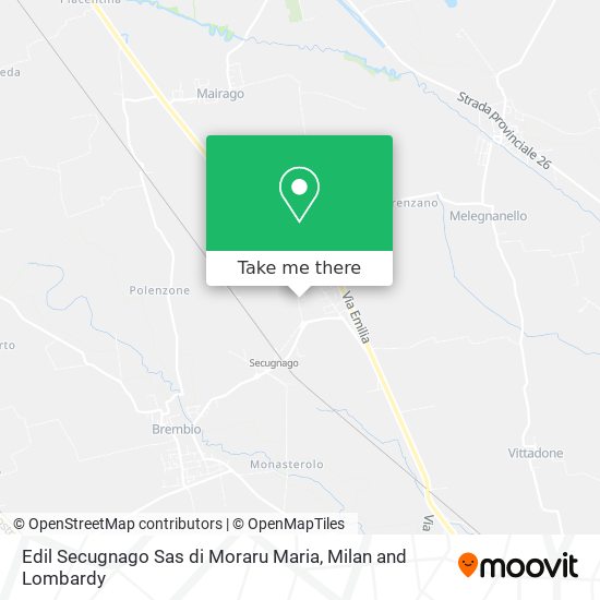 Edil Secugnago Sas di Moraru Maria map