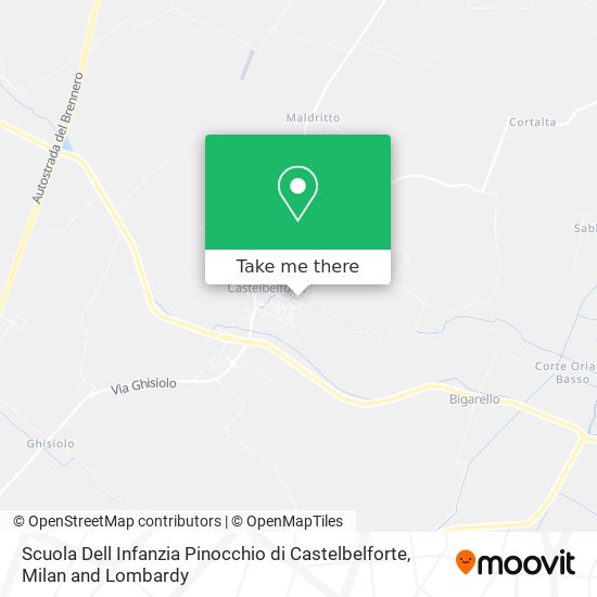 Scuola Dell Infanzia Pinocchio di Castelbelforte map
