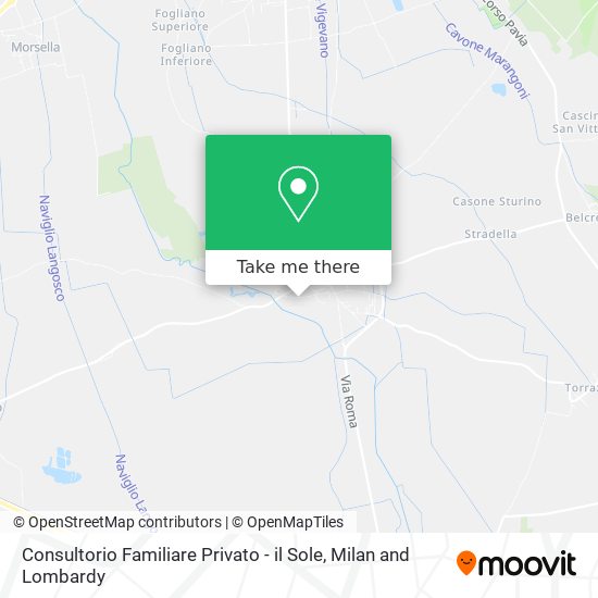 Consultorio Familiare Privato - il Sole map