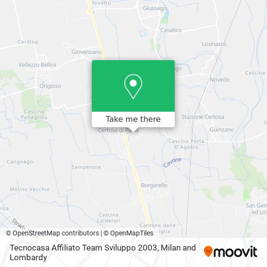 Tecnocasa Affiliato Team Sviluppo 2003 map