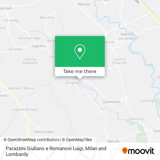 Parazzini Giuliano e Romanoni Luigi map