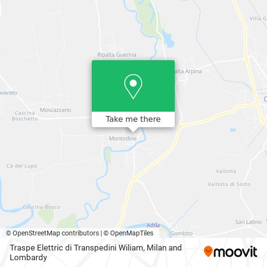 Traspe Elettric di Transpedini Wiliam map