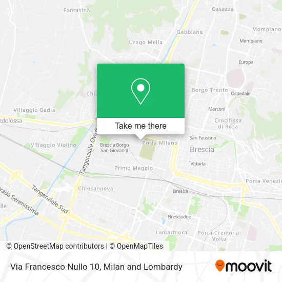 Via Francesco Nullo 10 map