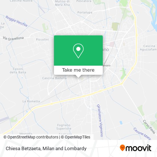 Chiesa Betzaeta map